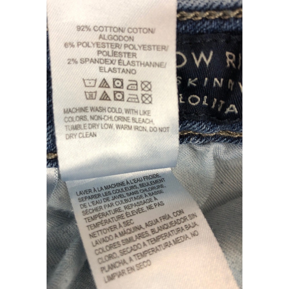 Lucky‎ Brand Lolita Skinny Jeans Womens 8/29 Low Rise Ankle Blue Denim 7WP10499 - Picture 7 of 10
